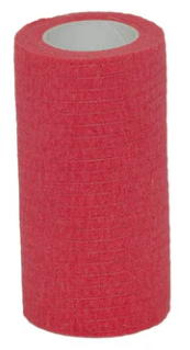 VALUWRAP COHESIVE BANDAGE RED 10CM