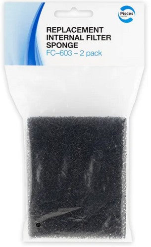 PISCES REPLACEMENT FILTER SPONGE FC603 2PK