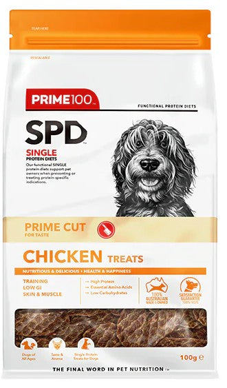 SPD PRIME CUT CHICKEN TREATS 100G