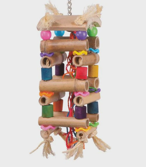 KAZOO TOWER W/ SISAL & BEADS