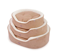 KAZOO MANHATTAN CAT BED COFFEE/WHITE LARGE