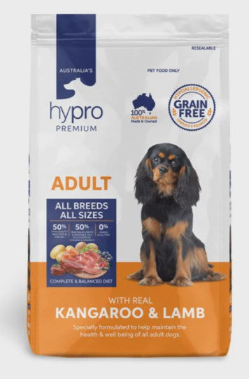 HYPRO PREMIUM ADULT GF KANGAROO + LAMB 9KG