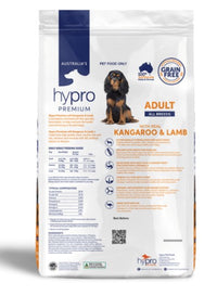 HYPRO PREMIUM ADULT GF KANGAROO + LAMB 9KG [FL:KANGAROO SZ:2.5KG]