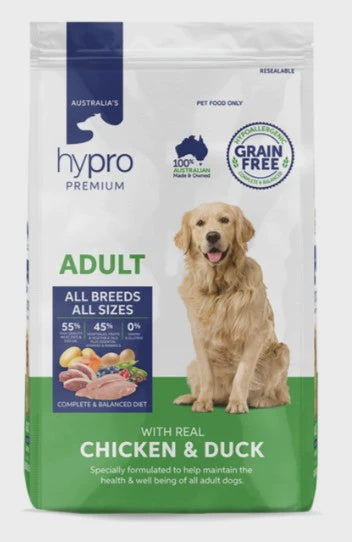 HYPRO PREMIUM ADULT GF CHICKEN + DUCK 20KG