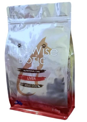 LIFEWISE BIOTIC LIVER WITH CHICKEN BARLEY VEG 2.5KG [FL:CHICKEN SZ:2.5KG]