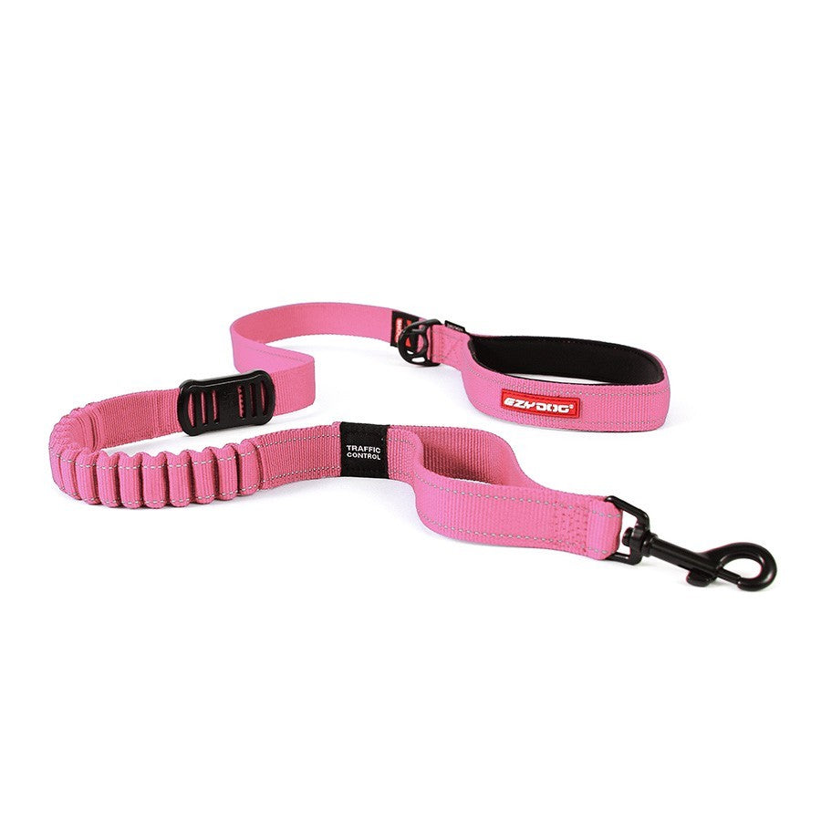 EZYDOG ZERO SHOCK LEASH PINK 48