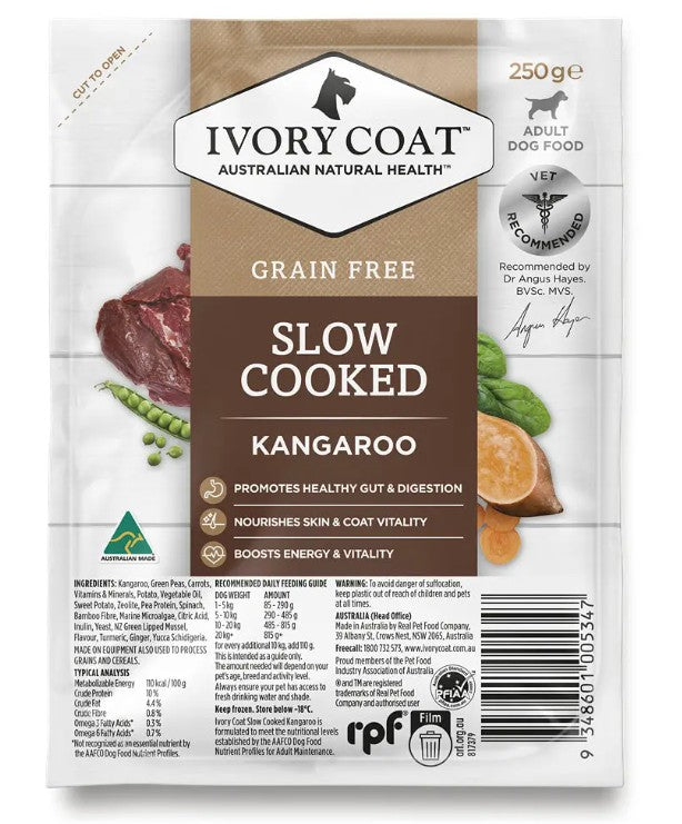 IVORY COAT SLOW COOKED KANGAROO 250G (SINGLES)