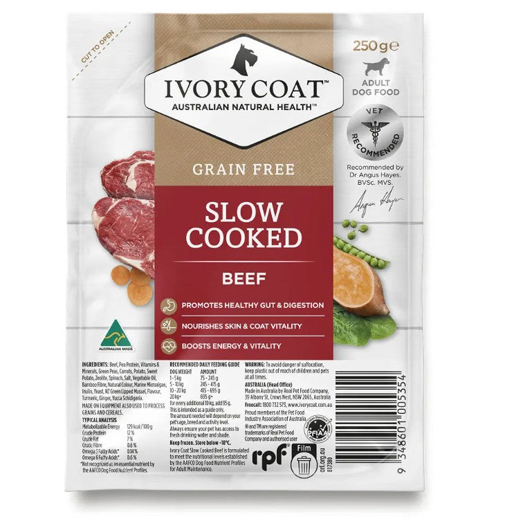 IVORY COAT SLOW COOKED BEEF 250G (SINGLES)
