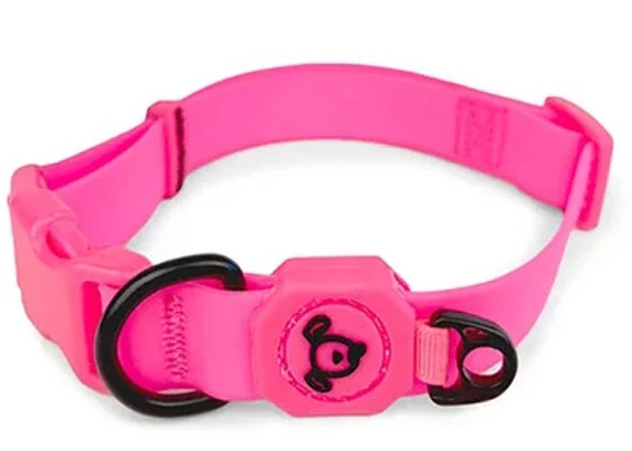 BAINBRIDGE DOG COLLAR WATERPROOF PINK S