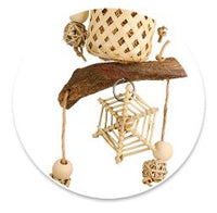 BAINBRIDGE NATURALS BAMBOO WEB LANTERN