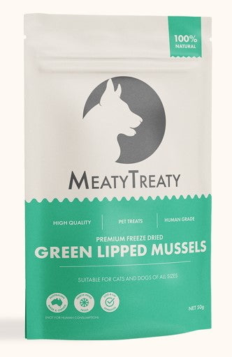 MEATY TREATY MUSSEL 50G