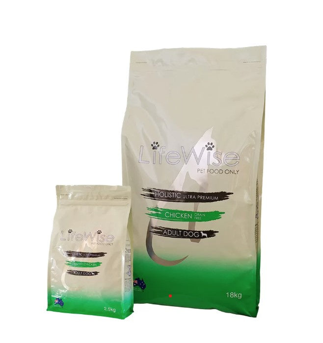 LIFEWISE DOG CHICKEN + TURKEY + VEG GF 9KG