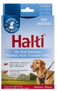 HALTI NO-PULL DOG HARNESS MED - BLACK