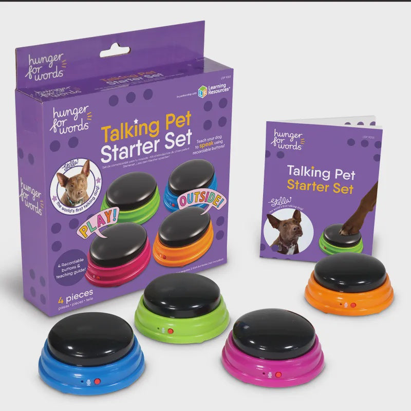 HUNGER FOR WORDS TALKING PET STARTER SET