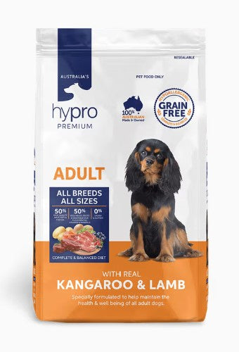 HYPRO PREMIUM ADULT GRAIN FREE KANGAROO & LAMB 2.5KG