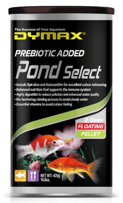 DYMAX POND SELECT FLOATING PELLET 420G 2mm