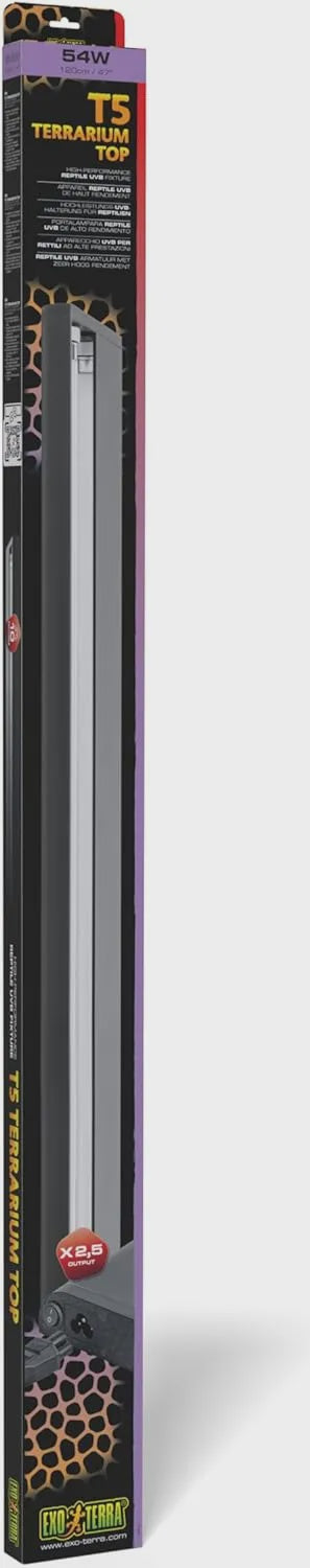 EXO TERRA T5 HIGH OUT PUT UVB REFLECTOR 120CM 54W