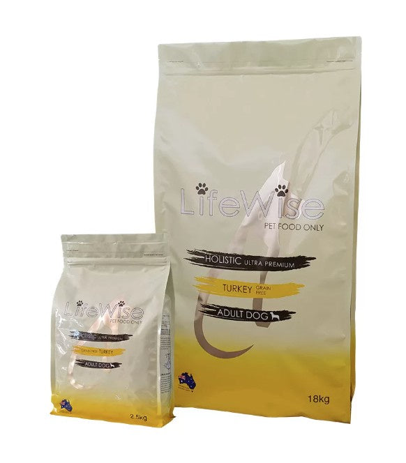 LIFEWISE DOG TURKEY 2.5KG