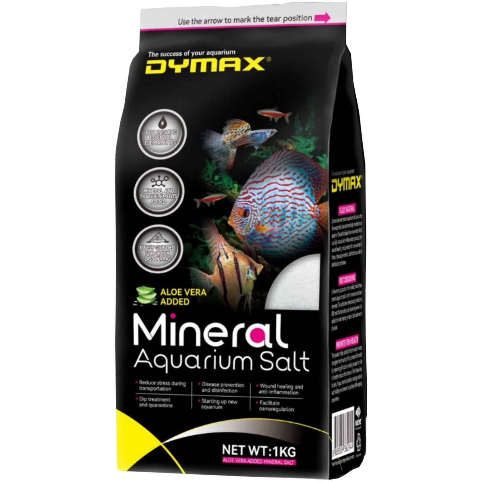 DYMAX MINERAL AQUARIUM SALT 1KG